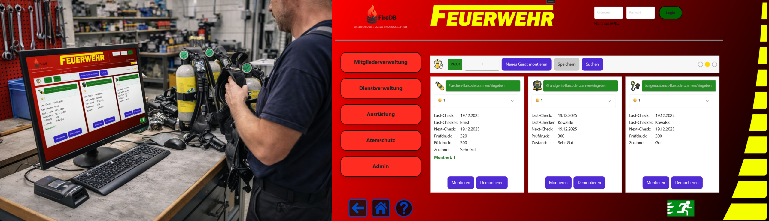 Papierlose Feuerwehr – FireDB